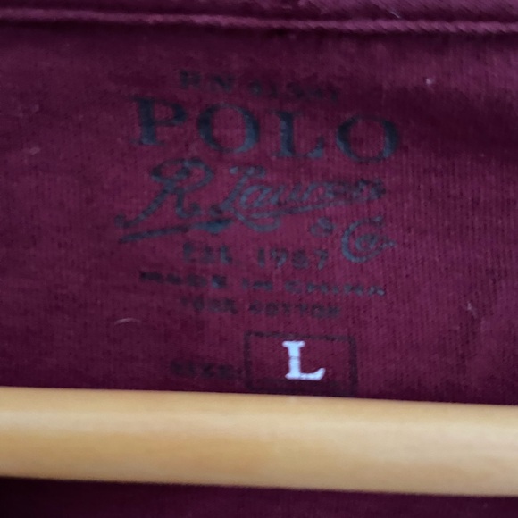 Burgundy Long Sleeve Shirt - Picture 3 of 4